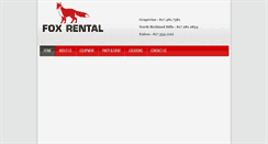 Desktop Screenshot of foxrents.com